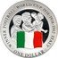 Cook Islands One Dollar Elizabeth II 1934 1982 Football World Cup Winner 2001  Proof WINNER FOOTBALL WORLD CUP 1934 1938 1982 ITALY ONE DOLLAR coin reverse