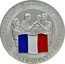 Cook Islands One Dollar (Football World Cup. France) WINNER FOOTBALL WORLD CUP 1998 FRANCE ONE DOLLAR coin reverse