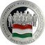 Cook Islands One Dollar (Football World Cup.Hungary) RUNNER-UP FOOTBALL WORLD CUP 1938 1954 HUNGARY ONE DOLLAR coin reverse
