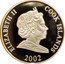 Cook Islands One Dollar Third Place of FIFA World Cup 1950 1994. Sweden 2002 Proof 2002 COOK ISLANDS ELIZABETH II coin obverse