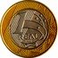 Brazil Real 50 Year Anniversary of the Declaration of Human Rights 1998 KM# 653 1 REAL 1998 coin reverse