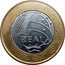 Brazil Real 40th Anniversary of the Central Bank 2005 KM# 668 1 REAL 2005 coin reverse