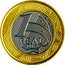 Brazil Real Olympic Games in Rio. Rugby 2015 KM# 707 1 REAL 2015 coin reverse