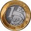 Brazil Real Olympic Games in Rio. Boxing 2016 KM# 724 1 REAL 2016 coin reverse