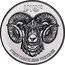 Niue Ten Dollars (Ram of Calvary) ישוע WORSHIP IN THE SPIRIT 5 TROY OUNCE .9999 FINE SILVER coin reverse