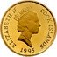 Cook Islands Twenty Dollars Elizabeth II Lassen Dolphins 1995  ELIZABETH II COOK ISLANDS RDM 1995 coin obverse