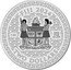 Fiji Two Dollars (Lunar Year of the Dragon. Head) FIJI 2024 TWO DOLLARS 1 OZ .999 FINE SILVER coin obverse