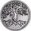 Niue Two Dollars (Tree of Life) ALL HIS WORSHIPPER MUST יהוה ONE TROY OUNCE .9999 FINE SILVER coin reverse