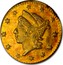 USA 1/4 Dollar Liberty Round 1860 - coin obverse