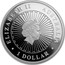 Australia 1 Dollar Opal Lunar Series - Year of the Dog 2018 ELIZABETH II AUSTRALIA 1 DOLLAR IRB coin obverse
