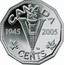 Canada V Cents Victory In Europe 2005 CANADA 1945 2005 V CENTS T.S coin reverse