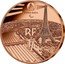 France 1/4 Euro (Paralympic Games in Paris. Para Athletics) PARIS 2024 RF 1/4 EURO coin obverse
