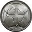 Brazil 1 Cruzado Novo (Christ's Cross. Pattern) 1990 coin reverse