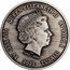 Tuvalu 1 Dollar (Black Flag. Fancy. Antiqued) QUEEN ELIZABETH II IRB 1952 - 2022 1 OZ 9999 AG 2023 TUVALU 1 DOLLAR coin obverse