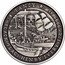Tuvalu 1 Dollar (Black Flag. Fancy. Antiqued) FANCY P LB BLACK FLAG: HENRY EVERY 1OZ .9999 AG coin reverse