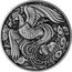 Australia 1 Dollar Phoenix. Antiqued 2023 P Antiqued P LB coin reverse
