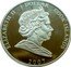 Cook Islands 1 Dollar Elizabeth II Diana. Princess of Wales. Red dress and earings 2007  BU ELIZABETH II 1 DOLLAR COOK ISLANDS 2007 coin obverse