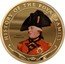 Cook Islands 1 Dollar Elizabeth II King George III 2010  HISTORY OF THE ROYAL FAMILY KING GEORGE III coin reverse