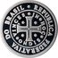 Brazil 1 Ounce (500th Anniversary of the Discovery of Brazil) X# MB4 IN HOC SIGNO VINCES REPUBLICA FEDERATIVA DO BRASIL coin obverse