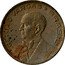 Brazil 10 Centavos (Getulio Vargas. Trial Strike) GETULIO VARGAS BRASIL coin obverse