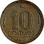 Brazil 10 Centavos (Getulio Vargas. Trial Strike) 10 CENTAVOS 1941 coin reverse