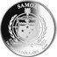 Samoa 10 Dollars Olympic Games Paris. Discobolus 2024 FA'AVAE I LE ATUA SAMOA SAMOA 2 OZ+ 3 OZ 10 DOLLARS AG .999 coin obverse