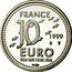 France 10 Euro (Essai Trial) FRANCE 10 1999 EURO ESSAI SANS COUR LEGAL coin reverse