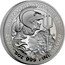 UK 10 Pounds Charles III Britannia & Liberty. 2024  Proof BRITANNIA AND LIBERTY 2024 5OZ 999 FINE SILVER coin reverse