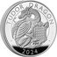 UK 10 Pounds The Tudor Dragon 2024 Proof TUDOR DRAGON 2024 coin reverse