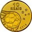 Brazil 10 Reais FIFA World Cup Trophy 2014 Proof KM# 703 10 REAIS 2014 coin reverse