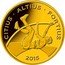 Brazil 10 Reais Olympic Games in Rio. Pole Vault 2015 Proof KM# 721 CITIUS ALTIUS FORTIUS 2015 coin reverse