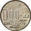 Brazil 100 Cruzados (100th Anniversary of the Abolition of Slavery. Prova) KM# PRA26 100 CRUZADOS BRASIL PROVA coin obverse