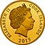 Cook Islands 100 Dollars (Elizabeth II Olympic Games 2016) KM# 2509 ELIZABETH II COOK ISLANDS IRB 2015 coin obverse