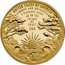 USA 100 Dollars (Liberty and Britannia) UNITED STATES OF AMERICA LIBERTY AND BRITANNIA E PLURIBUS UNUM AU 24 1 OZ. IN GOD WE TRUST $100 W JFM coin reverse
