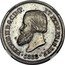 Brazil 100 Reis (Pedro II Pattern Strike) KM# Pn168 PETRUS II D. G. C. IMP. ET PERP. BRAS. DEF. 1888 coin obverse