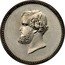 Brazil 100 Reis Pedro II Trial Strike 1865 KM# PnA126 coin obverse