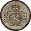 Brazil 100 Reis (Pedro II Trial Strike) KM# Pn126 100 RS. 1865 coin reverse