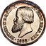Brazil 10000 Reis (Pedro II Pattern) PETRUS II.D.G.C.IMP. ET PERP.BRAS.DEF. 1888 coin obverse