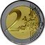 Greece 2 Euro (Greek Parliament) 2 EURO LL coin reverse