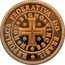 Brazil 2 Ounce (500th Anniversary Discovery of Brazil Trial Strike) X# TS4 IN HOC SIGNO VINCES REPUBLICA FEDERATIVA DO BRASIL coin obverse