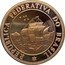 Brazil 2 Ounce (500th Anniversary Discovery of Brazil Trial Strike) X# TS2 REPUBLICA FEDERATIVA DO BRASIL coin obverse