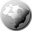 Brazil 2 Reais FIFA World Cup. Dribbling 2014 KM# 695 2 REAIS FIFA WORLD CUP BRASIL 2014 coin reverse
