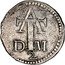 Malaysia 2 Tangas Filipe III Goa mint. Date obverse 1633 A-M AT DM 2 coin reverse