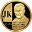 Brazil 20 Reais 100th Anniversary of the Birth of Juscelino Kubitschek 2002 Proof KM# 659 JK BRASIL CENTENÁRIO JUSCELINO KUBITSCHEK coin obverse