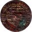 Brazil 20 Reis (Joao Prince Regent Countermark) CIRCUMIT. ORBEM PECUNIA. TOTUM. coin reverse