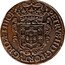 Brazil 20 Reis (Pernambuco) KM# 70 PETRVS II D G PORTVG RD AETHIOP coin obverse