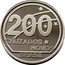 Brazil 200 Cruzados Novos (Liberty. Prova) KM# Pr30 200 CRUZADOS NOVOS BRASIL PROVA coin obverse