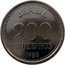 Brazil 200 Cruzeiros Coat of Arms. Prova 1985  BRASIL PROVA 200 CRUZEIROS 1985 coin reverse