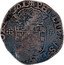 Brazil 200 Reis (Afonso VI Countermarked over Tostao Portugal) PHILIPVS D G ... coin obverse