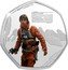 Cook Islands 25 Cents Elizabeth II Crash Landing 2020  Prooflike © & TM LUCASFILM LTD. STAR THE EMPIRE STRIKES BACK WARS TM coin reverse